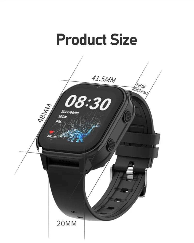 Wonlex 4G Smart Watch Kid SOS GPS WiFi Wristwatch Whatsapp KT19Pro Android8.1 with Video Call Camera Monitor Children smartwatch