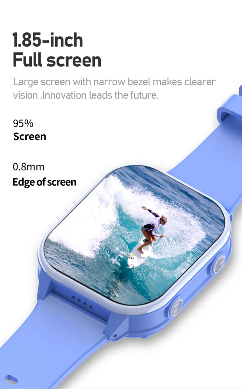 Wonlex 4G Smart Watch Kid SOS GPS WiFi Wristwatch Whatsapp KT19Pro Android8.1 with Video Call Camera Monitor Children smartwatch