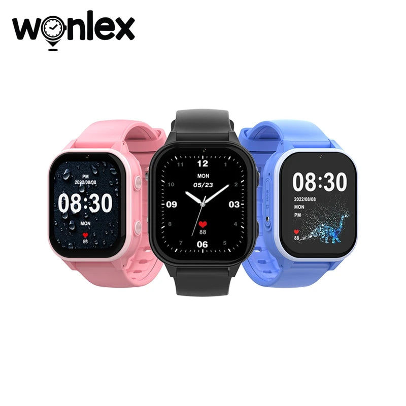 Wonlex 4G Smart Watch Kid SOS GPS WiFi Wristwatch Whatsapp KT19Pro Android8.1 with Video Call Camera Monitor Children smartwatch