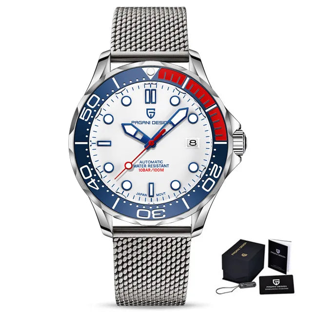 2020 New Pagani Design Men's Mechanical Watch PD-1667 Luxury Men's Automatic Waterproof Sapphire Glass Watch OEM