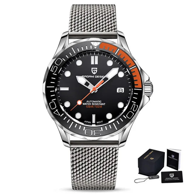 2020 New Pagani Design Men's Mechanical Watch PD-1667 Luxury Men's Automatic Waterproof Sapphire Glass Watch OEM