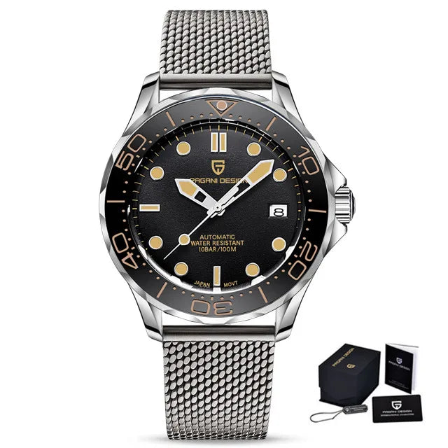 2020 New Pagani Design Men's Mechanical Watch PD-1667 Luxury Men's Automatic Waterproof Sapphire Glass Watch OEM