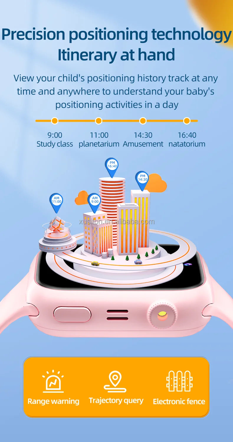 2025 Y63 4G Sim Card Smart Watch with Camera Robot Alarm Clock Voice Chat Video Call LBS GPS WIFI Position Flashlight Kids Watch