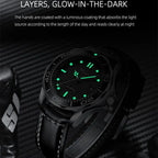 CHENXI 8817 Mechanical Watch Men Fully Automatic Calendar Luminous Waterproof Genuine Leather Strap Fashion Business Man Watches