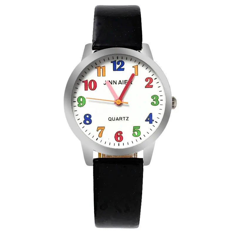Children Watch Fashion  Brand Watches Quartz Wristwatches  Kids Clock boys girls Students Wristwatch Multicolor watch plate