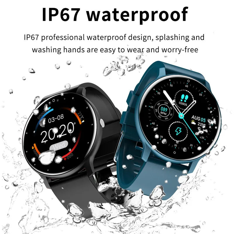2025 Smartwatch Full Touch Screen Watches Sport Fitness Tracker IP68 Waterproof Bluetooth Call Smart Watch for Xiaomi Man Woman