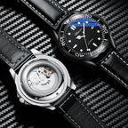 CHENXI 8817 Mechanical Watch Men Fully Automatic Calendar Luminous Waterproof Genuine Leather Strap Fashion Business Man Watches