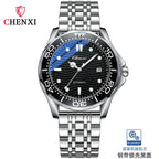 CHENXI 8817 Mechanical Watch Men Fully Automatic Calendar Luminous Waterproof Genuine Leather Strap Fashion Business Man Watches