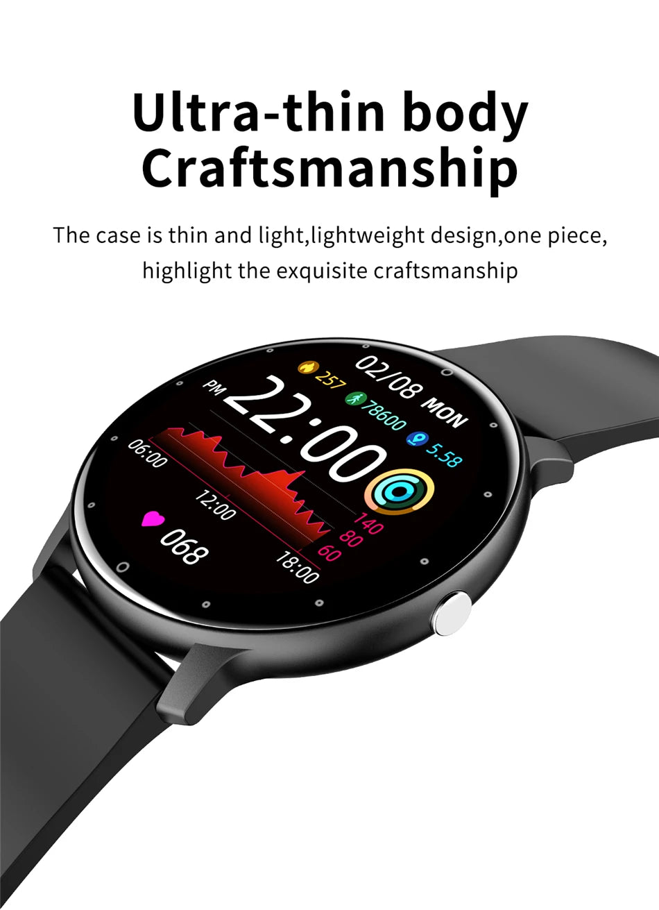 2025 Smartwatch Full Touch Screen Watches Sport Fitness Tracker IP68 Waterproof Bluetooth Call Smart Watch for Xiaomi Man Woman