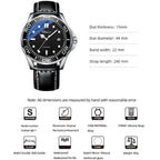 CHENXI 8817 Mechanical Watch Men Fully Automatic Calendar Luminous Waterproof Genuine Leather Strap Fashion Business Man Watches