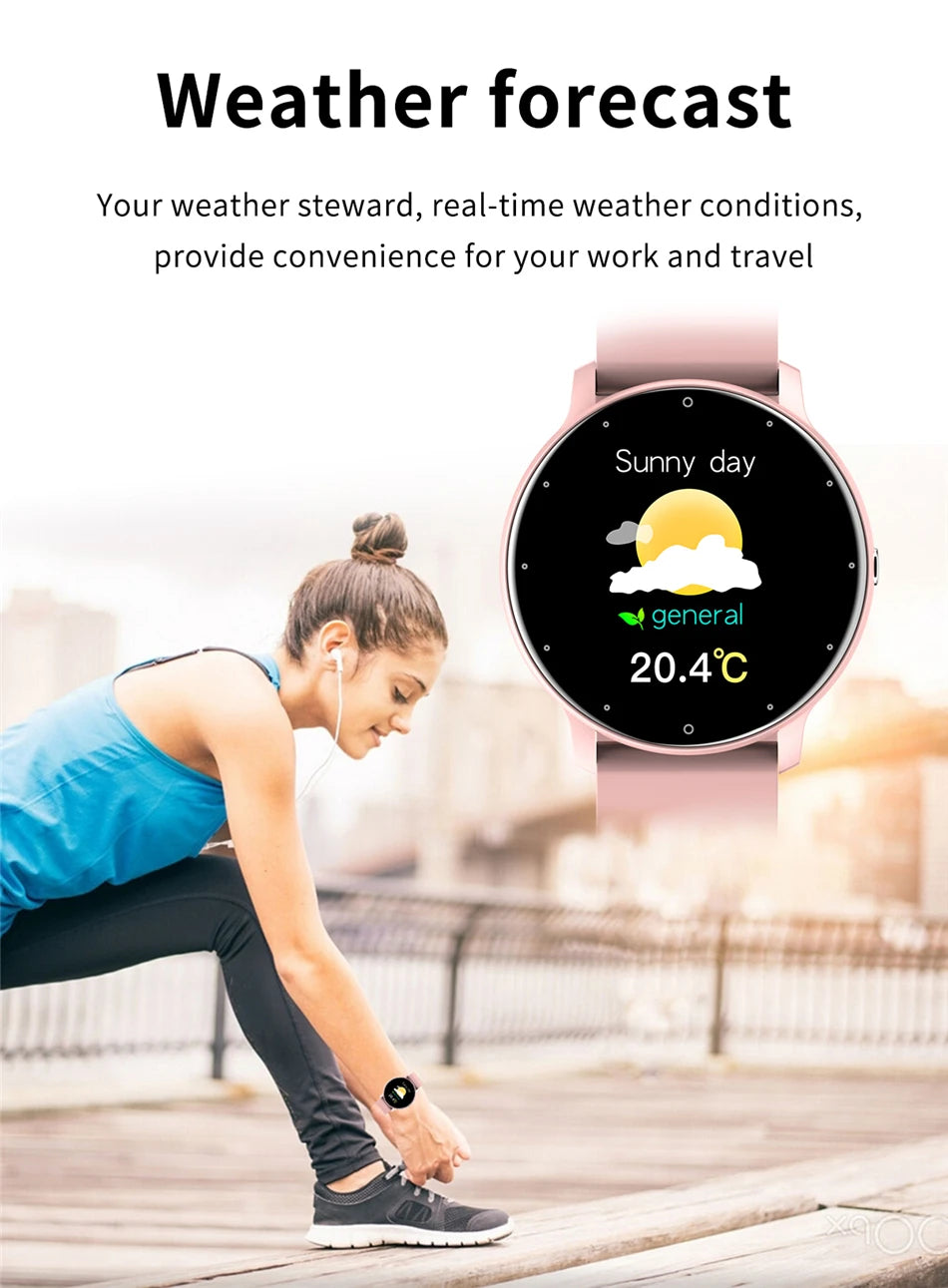 2025 Smartwatch Full Touch Screen Watches Sport Fitness Tracker IP68 Waterproof Bluetooth Call Smart Watch for Xiaomi Man Woman