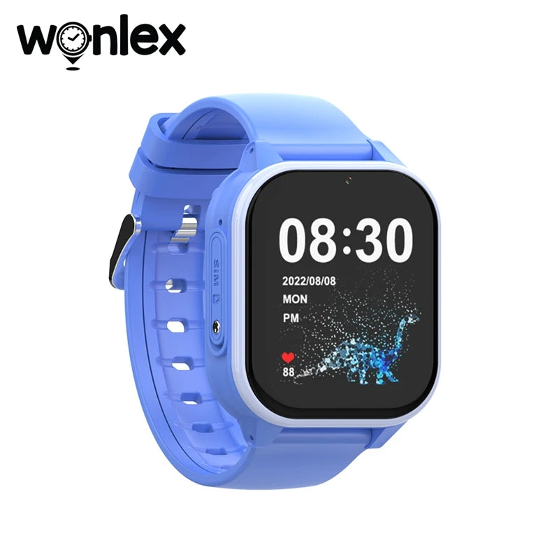 Wonlex 4G Smart Watch Kid SOS GPS WiFi Wristwatch Whatsapp KT19Pro Android8.1 with Video Call Camera Monitor Children smartwatch