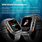 2025 New GPS Smart Watch Men 1.96-inch HD AMOLED Screen Compass Bluetooth Call 5ATM Waterproof Sport Smart Watch for Android iOS