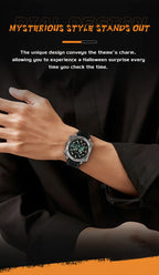 Men's Watch Halloween Theme Sapphire Glass Fully Automatic Movement Luminous Mechanical Watch