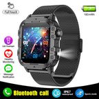 2025 New Smart Watch Android Phone 1.44 Inch Color Screen Bluetooth Call Blood Oxygen/Pressure Monitoring Smart Watch Women Men