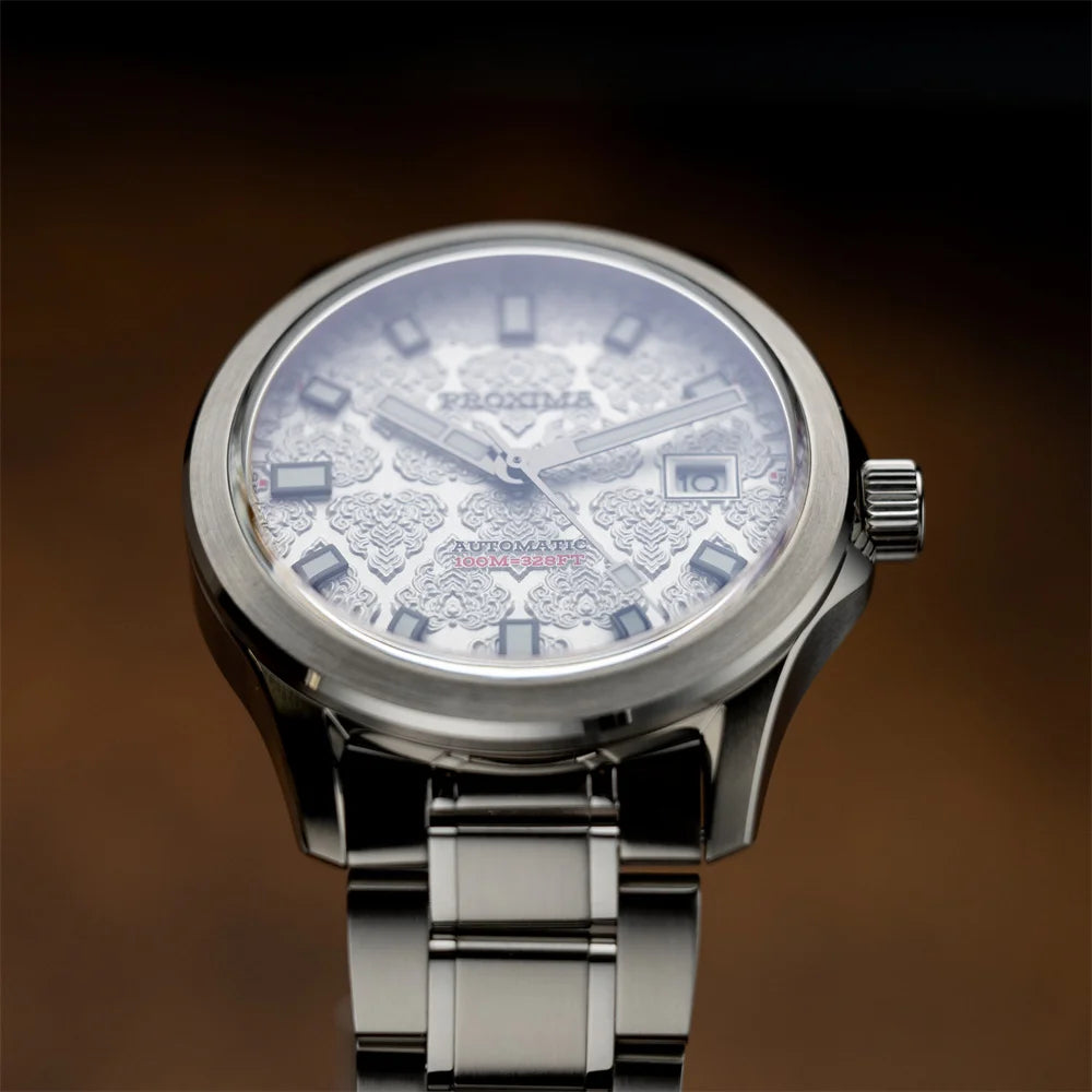 2025 New Proxima PX1737 39MM Stainless Man Mechanical Watch Luxury Sapphire Crystal Automatic Watches NH36 Movement Luminous