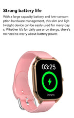 2025 New Smart Watch Men Women Gifts 2.01'' Full Touch Screen Sport Fitness Tracker Smartwatch Men BT Calls Digital smarthwhatch