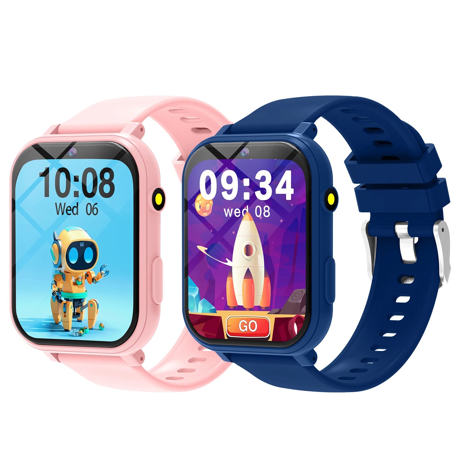 Kids Games Smart Watch 18 Games 1.83-inch Display Screen Camera Waterproof Flashlight For Holiday Gift Boy Girl Children Watch