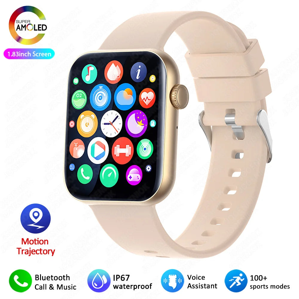 2025 New Smartwatch Men Android IOS Phone 1.9"HD Screen Bluetooth Call Heart Rate Monitoring Sports Waterproof Smart Watch Women