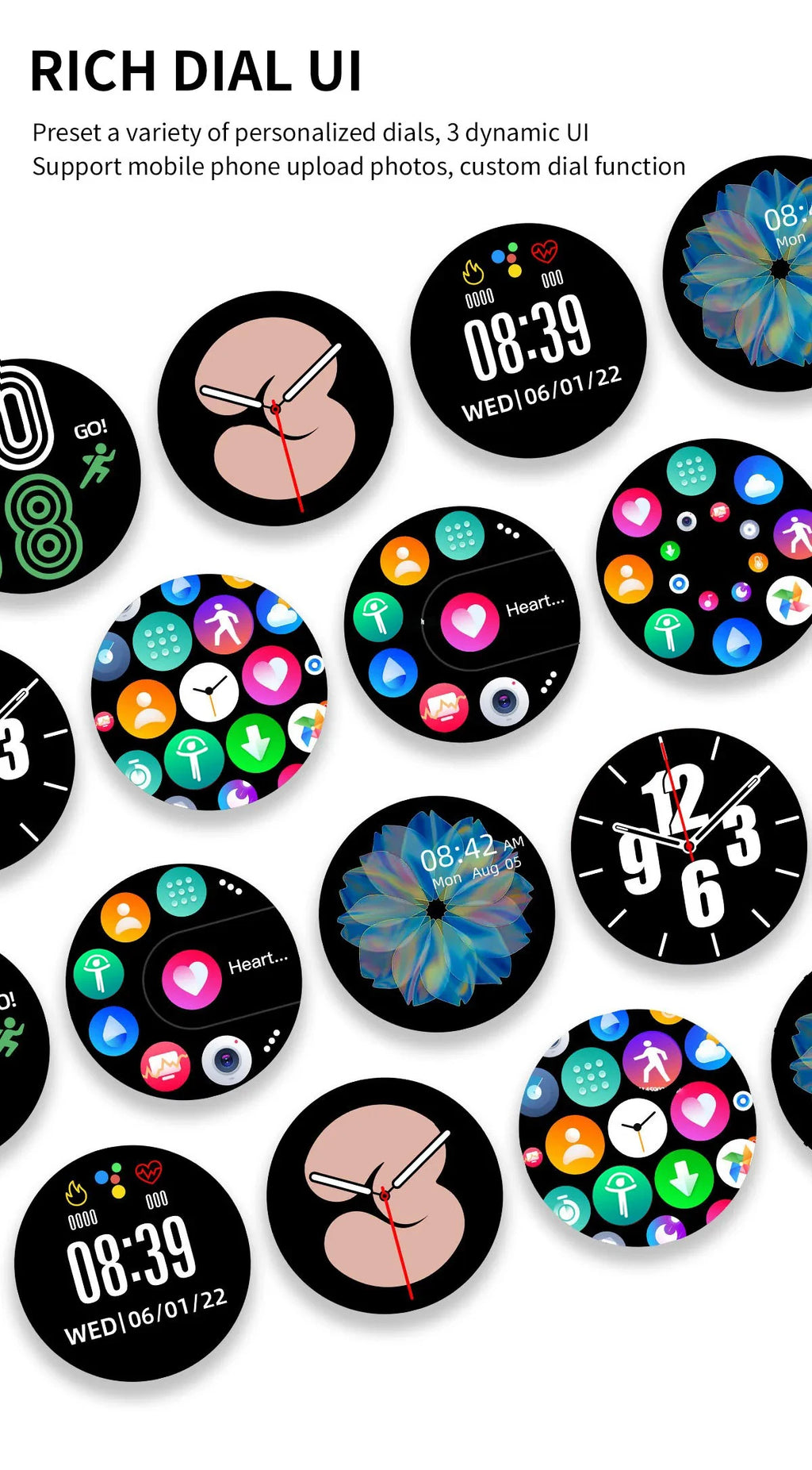 Smartwatch 2025 Round AMOLED Display Bluetooth relojes para hombres Wireless Smart Watches Man Woman NEW For iPhone Android