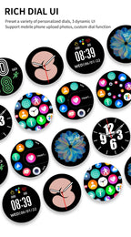 Smartwatch 2025 Round AMOLED Display Bluetooth relojes para hombres Wireless Smart Watches Man Woman NEW For iPhone Android