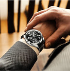 BORMAN BM3851 Mens Automatic Watches Panda 42mm Mechanical Wristwatch Waterproof Luminous Sapphire Miyota 9122 Week Date Month