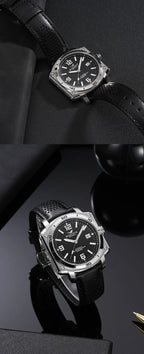 BOAIJIUA Fully Automatic Mechanical Men's Watch Original Design Mechanical Watches 50m Waterproof Luminous Wristwatch for Men