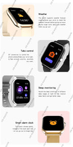 2024 Smart Watch For Men Women Gift Full Touch Screen Sports Fitness Watches Bluetooth Calls Digital Smartwatch Wristwatch