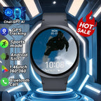 2025 New Smart Watch Series 8   Ultra-thin 1.46 inch Sport Watch Compass IP68 Waterproof Display Bluetooth Call GPS Smart Watch