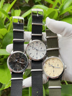 New 1963 40mm Mens Pilot Automatic Mechanical Watch Seagull ST17 Sapphire Crystal Waterproof Retro Style