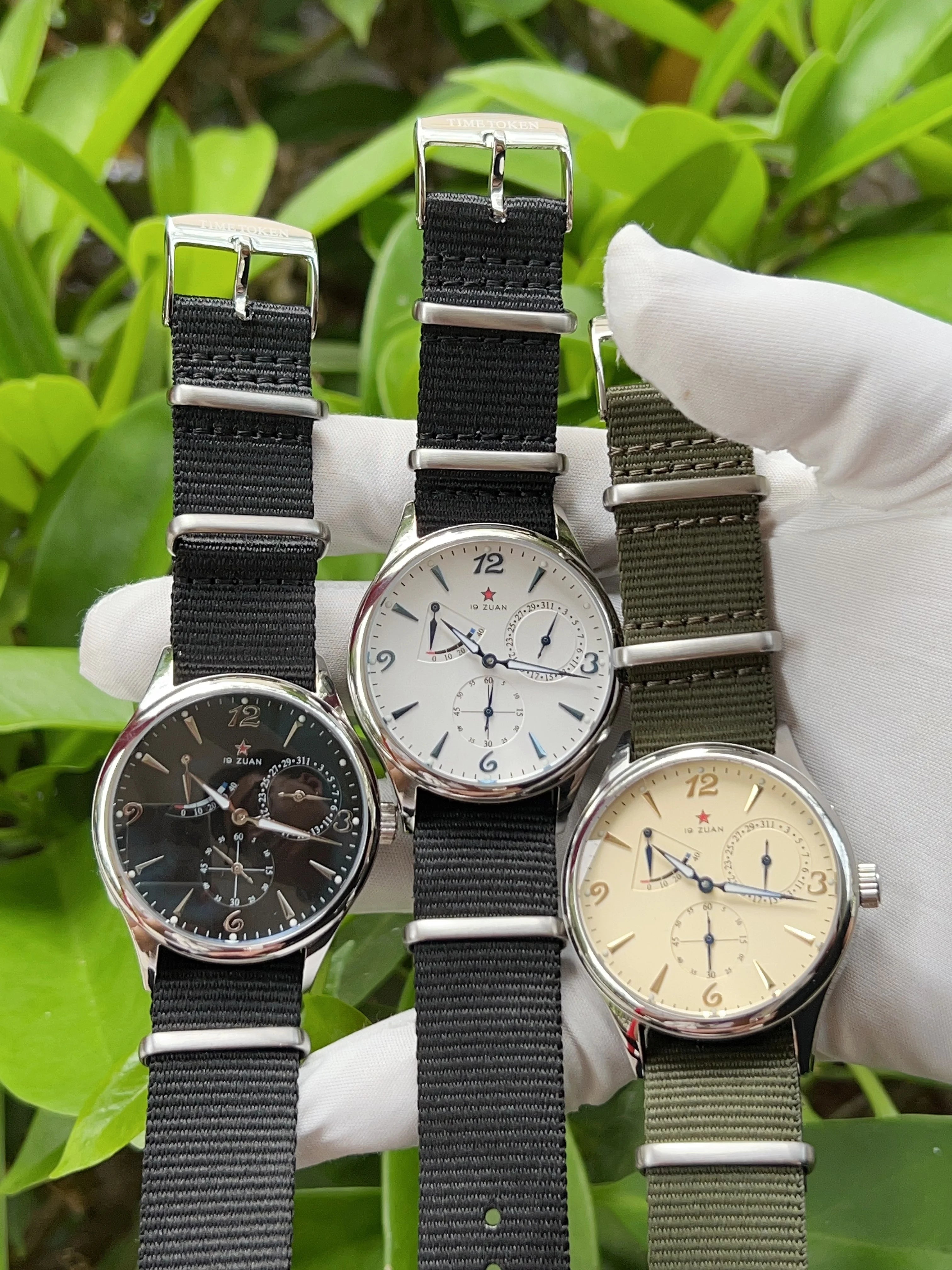 New 1963 40mm Mens Pilot Automatic Mechanical Watch Seagull ST17 Sapphire Crystal Waterproof Retro Style