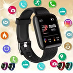 Multifunction Smart Watch For Men Women Kids Message Remind Music Control Sport Step Calories D13 Smartwatch Alarm Clock 116Plus