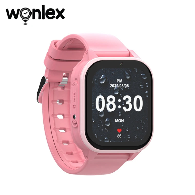 Wonlex 4G Smart Watch Kid SOS GPS WiFi Wristwatch Whatsapp KT19Pro Android8.1 with Video Call Camera Monitor Children smartwatch