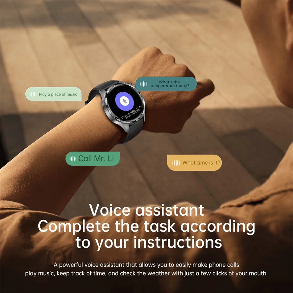 Smart Watch 5 Pro GPS NFC Smartwatch Men 360*360 AMOLED Screen Heart Rate Monitor Bluetooth Call IP67 Waterproof Men Smartwatch