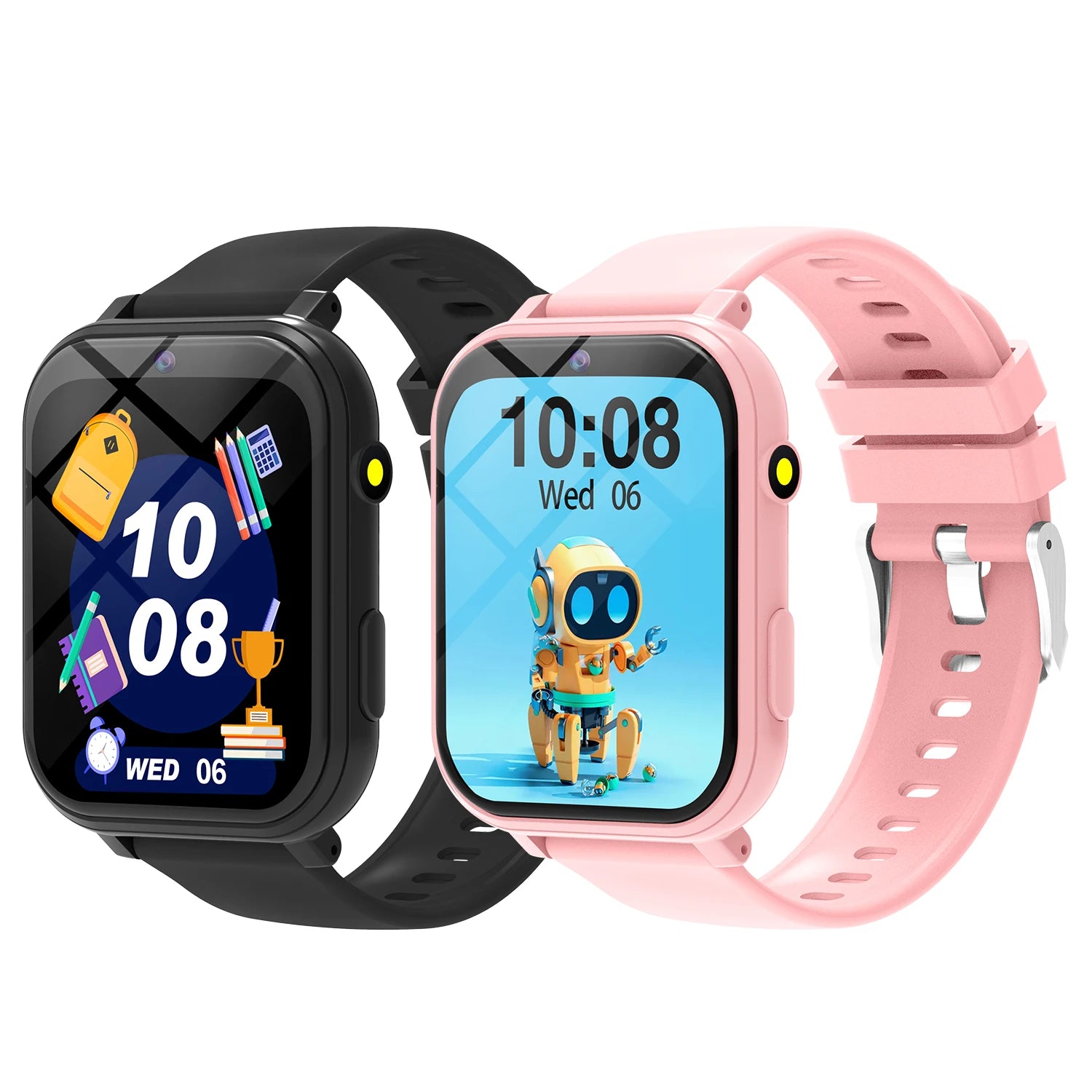 Kids Games Smart Watch 18 Games 1.83-inch Display Screen Camera Waterproof Flashlight For Holiday Gift Boy Girl Children Watch