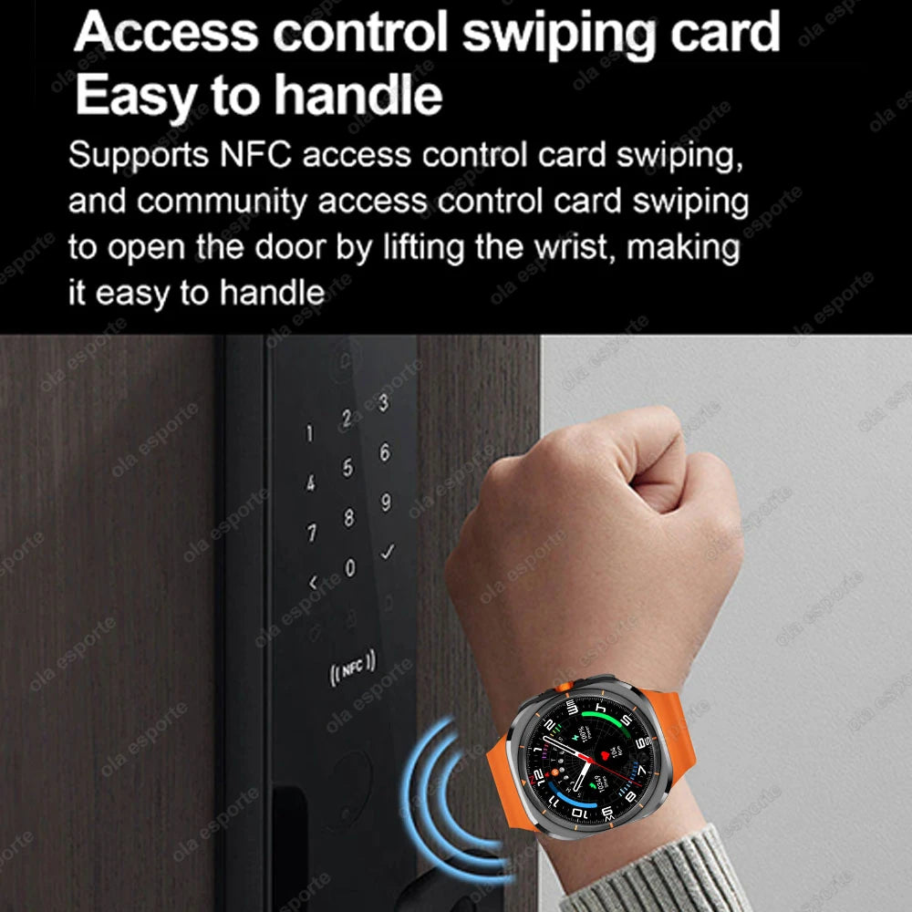 2025 New Smart Watch 4G/5G SIM Full Netcom WiFi NFC GPS  32GB Watches For Man 32GB Storage HD Camera Smartwatch For IOS/Android