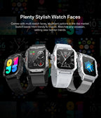 2025 New Smart Watch Android Phone 1.44 Inch Color Screen Bluetooth Call Blood Oxygen/Pressure Monitoring Smart Watch Women Men