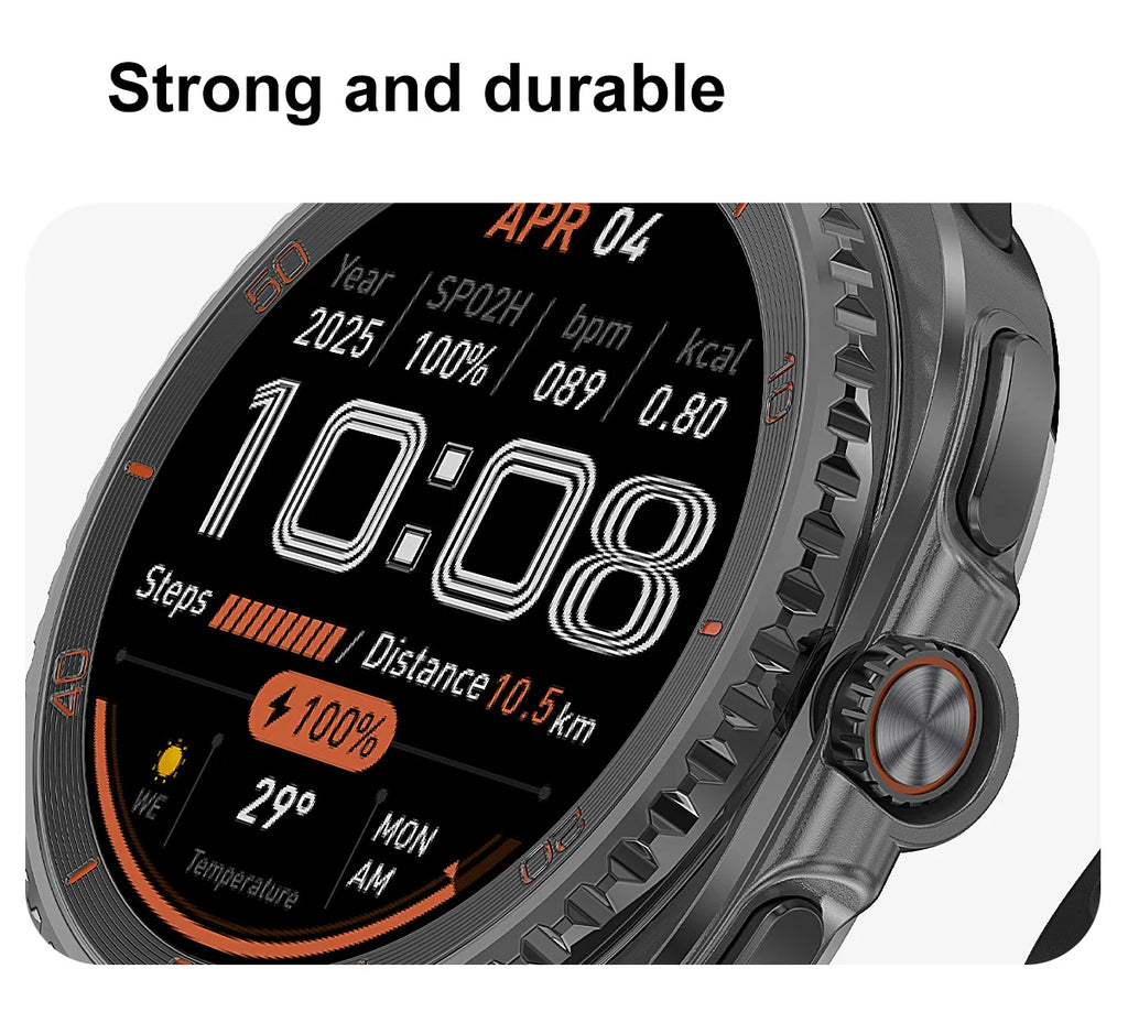 Smart Watch 8 Classic Men HD Display Screen  Bluetooth Call Sports Fitness Waterproof Watch SmartWatch 1.32-inch Android IOS New