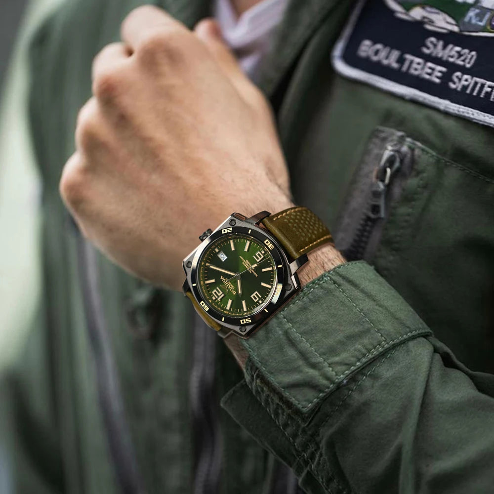 BOAIJIUA Fully Automatic Mechanical Men's Watch Original Design Mechanical Watches 50m Waterproof Luminous Wristwatch for Men