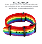 Nylon Watch Band 20mm 22mm Comfortable Watch Straps Loop Military Washable Blet for Men Watchbands