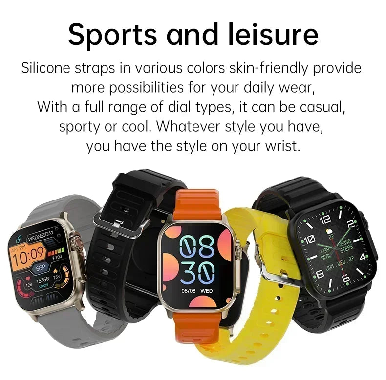 2025 New Smart Watch Series 10 Screen Bluetooth Call Heart Rate Blood Pressure GPS Smartwatch for Android IOS Sports Watch