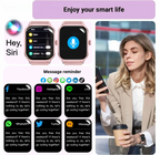 Smart Watches For Man Woman Bluetooth Call Music Fitness Tracker Sport With Waterproof Pedometer Information Alerts Smartwatch