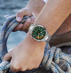 BERNY Automatic Diving Watches for Men 20AMT Super Luminous Mechanical Men's Diver Watch Sapphire Full Stainless Steel Dive