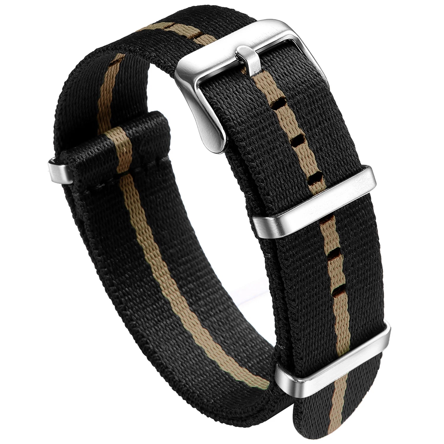 Nylon Watch Band 20mm 22mm Comfortable Watch Straps Loop Military Washable Blet for Men Watchbands