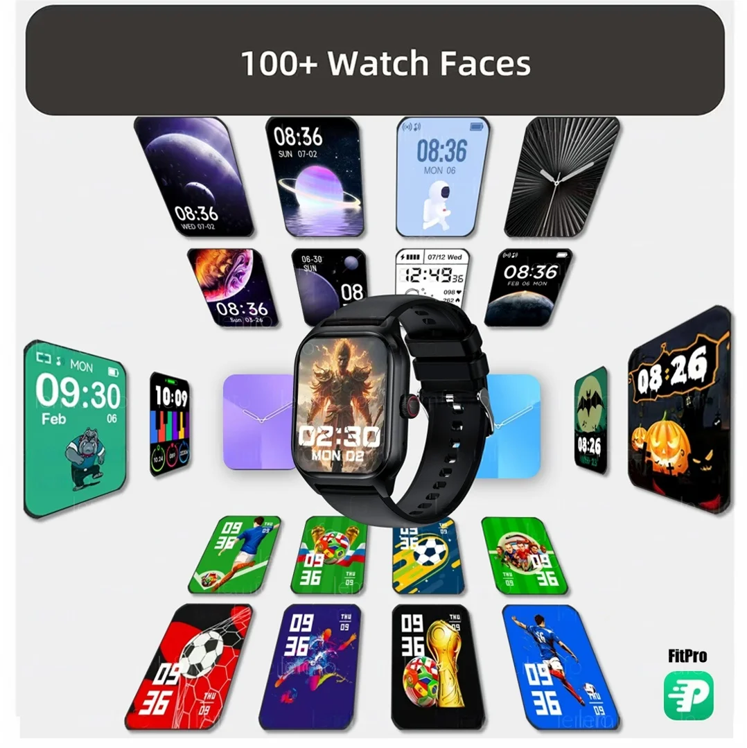 Smart Watches For Man Woman Bluetooth Call Music Fitness Tracker Sport With Waterproof Pedometer Information Alerts Smartwatch