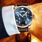 BORMAN BM3851 Mens Automatic Watches Panda 42mm Mechanical Wristwatch Waterproof Luminous Sapphire Miyota 9122 Week Date Month