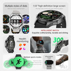 Smart Watch 5 Pro GPS NFC Smartwatch Men 360*360 AMOLED Screen Heart Rate Monitor Bluetooth Call IP67 Waterproof Men Smartwatch