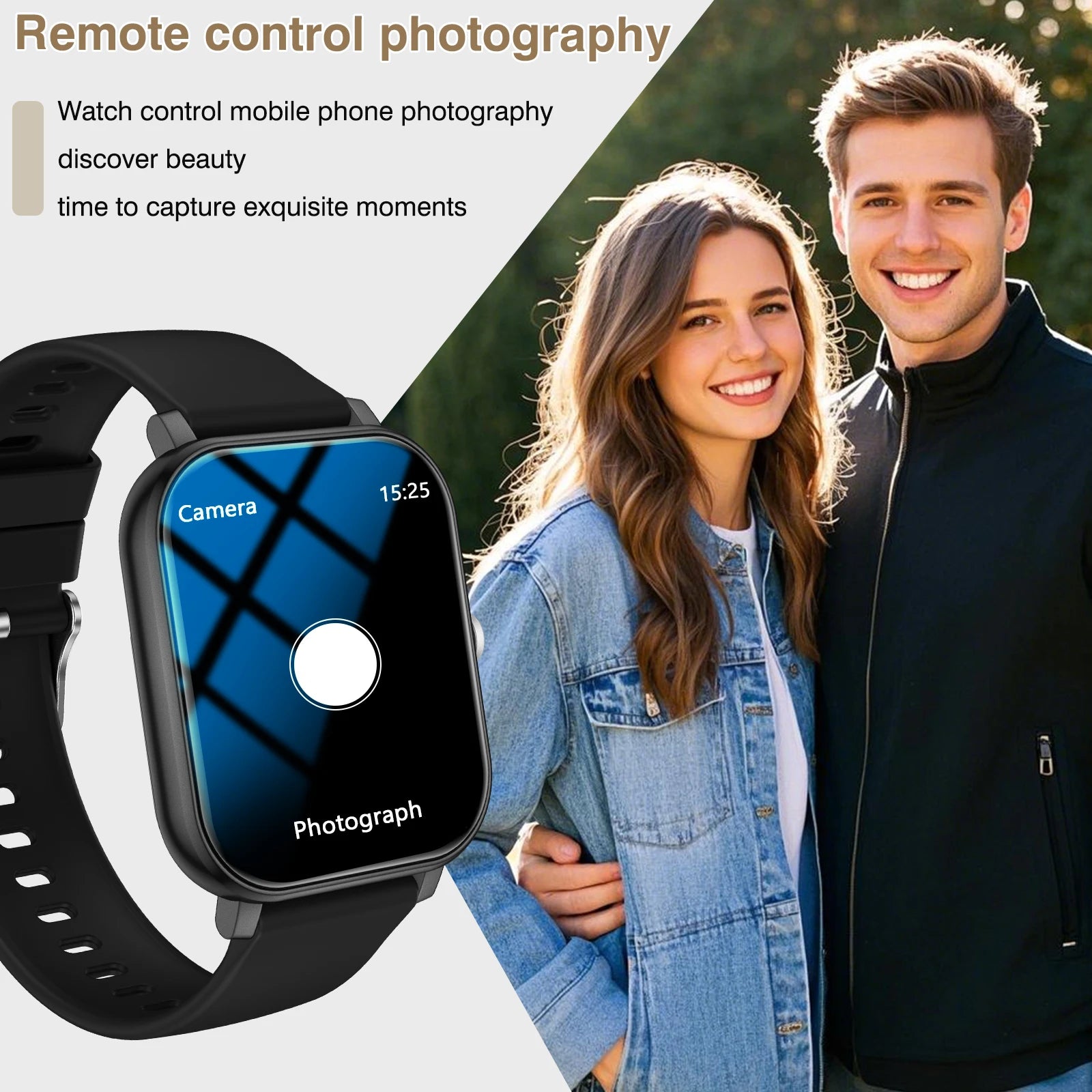 Smart Watch Multi-functional sports smart watch ,Wireless Calling, Personalized the Watch Faces,Music control