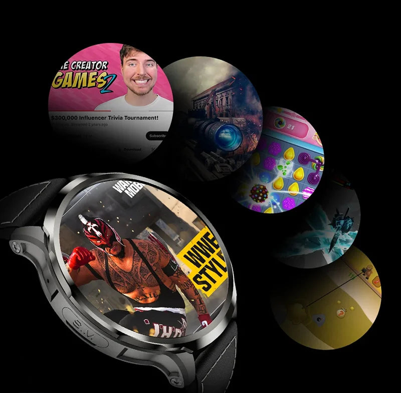 Smart Watch X 1.9'' Display IP67 Washable 2MP Camera 4G Android Watch