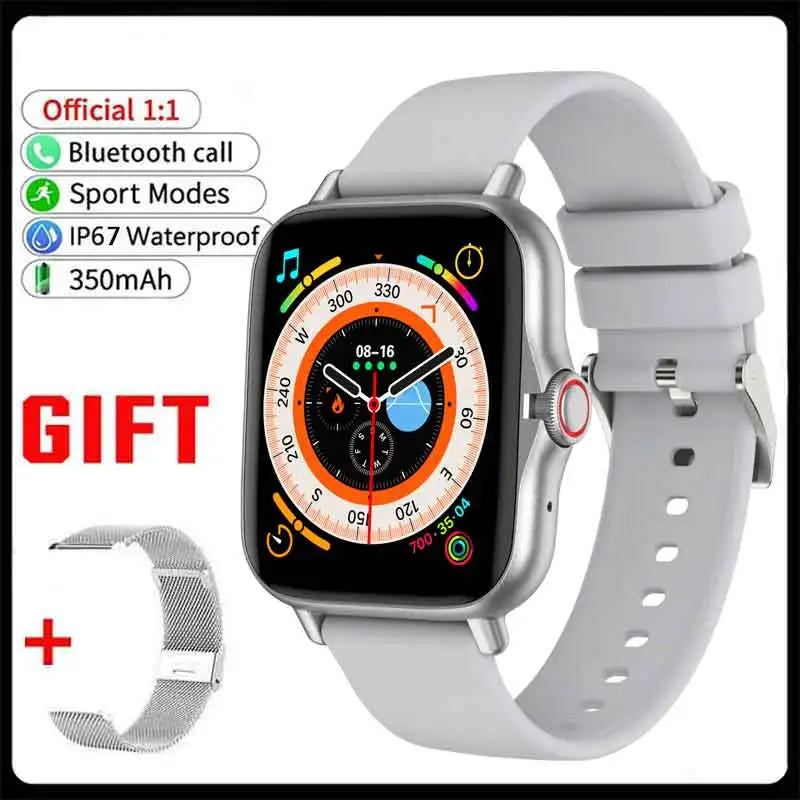 2024 Smart Watch For Men Women Gift Full Touch Screen Sports Fitness Watches Bluetooth Calls Digital Smartwatch Wristwatch